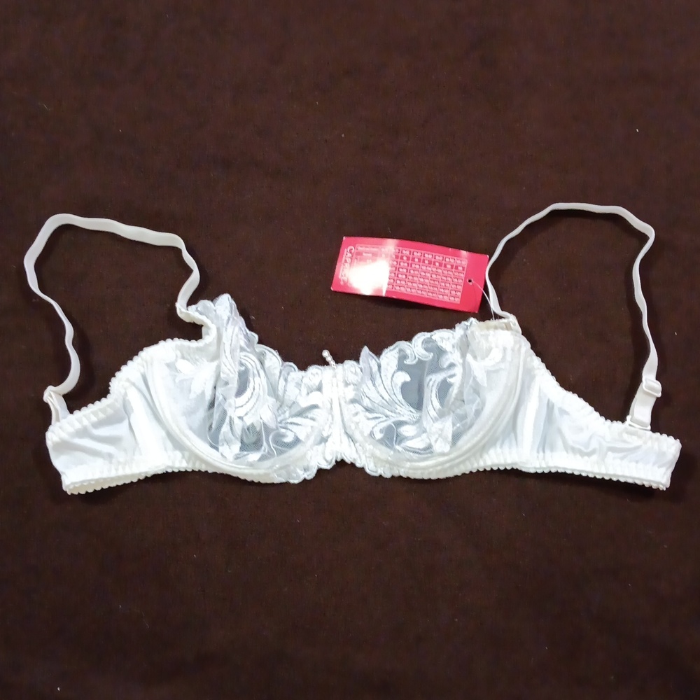 Caprice Unlined Sheer Lace Bra 32B | NWT